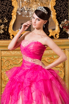 Lively Sweetheart Neckline Ball Gown Floor Length Colorful Quinceanera Dress 